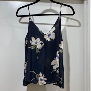 Lush floral tank top